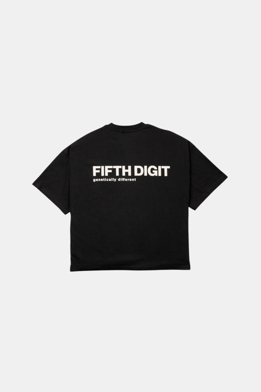 Black Identity T-Shirt front flat lay
