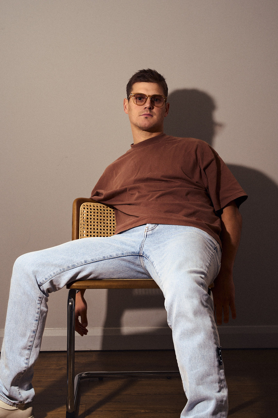 James in the cane chair, Fifth Digit